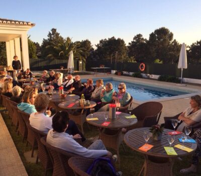 Sapvasten in een groep in de Algarve van Portugal